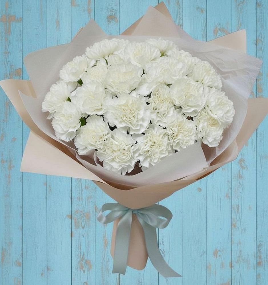 Букет цветов из: Гвоздики в Козловке Воронежской области