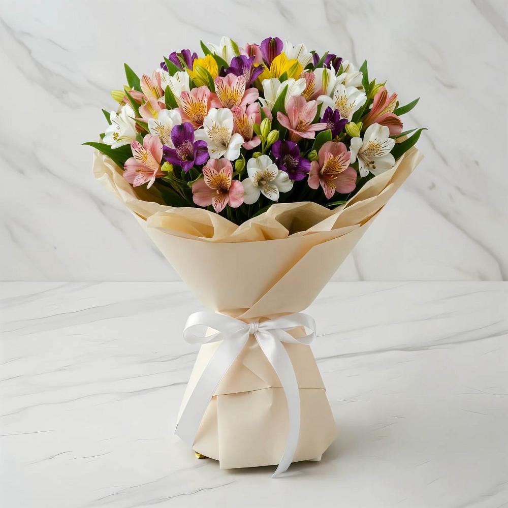 Букет цветов из: Альстромерии в Козловке Воронежской области