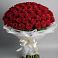 Букет 101 Красная роза Блэк Мэджик в Козловке Воронежской области