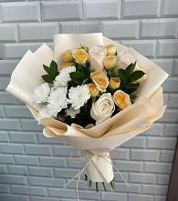 Букет цветов из:  Розы и Хризантемы в Козловке Воронежской области