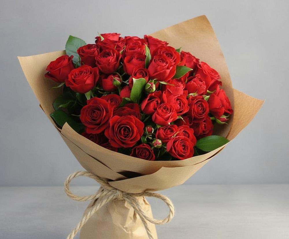 Букет Любовный роман в Козловке Воронежской области