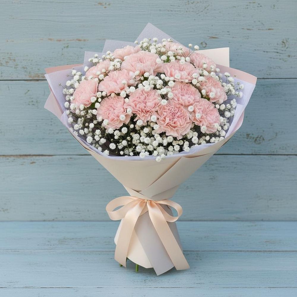 Букет цветов из: Гвоздики в Козловке Воронежской области