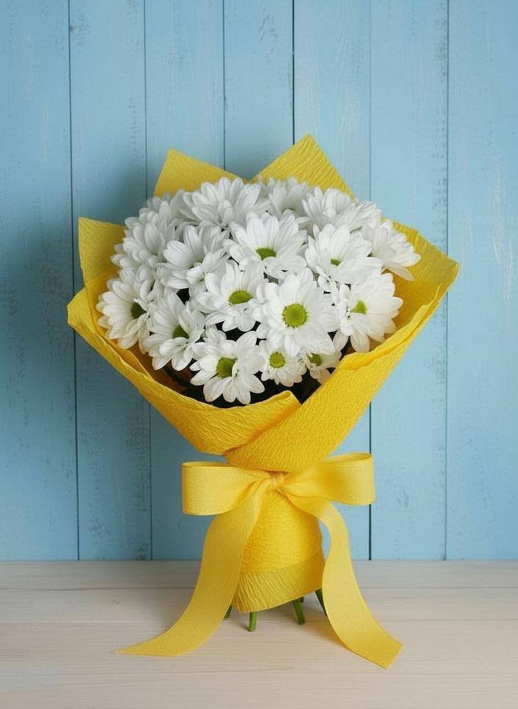 Букет цветов из: Хризантемы в Козловке Воронежской области