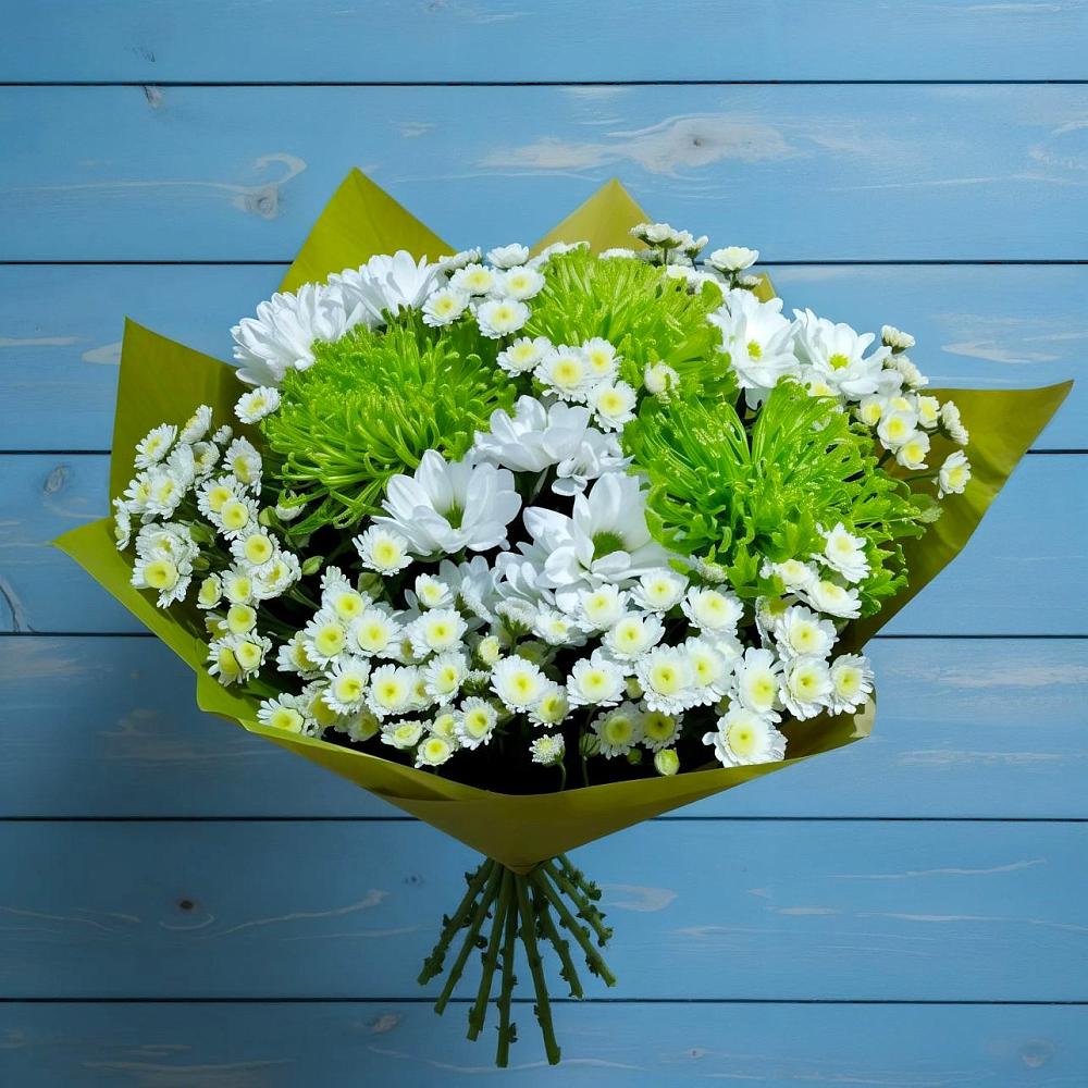 Букет цветов из: Хризантемы в Козловке Воронежской области