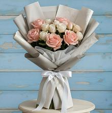 Букет цветов из:  Розы в Козловке Воронежской области
