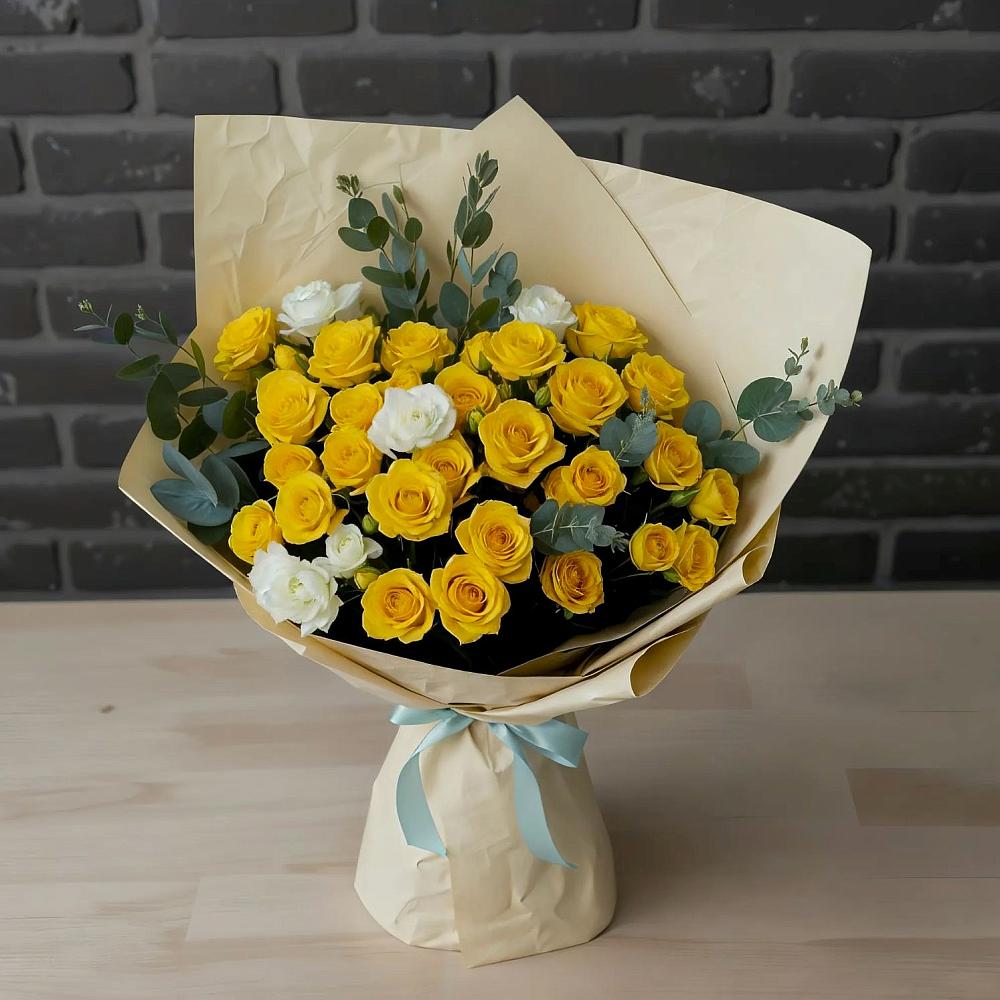 Букет цветов из: Розы в Козловке Воронежской области