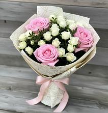 Букет цветов из:  Розы в Козловке Воронежской области