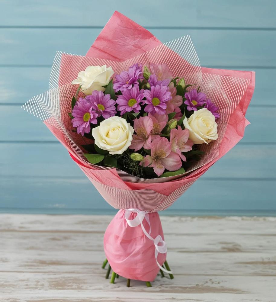 Букет цветов из: Герберы в Козловке Воронежской области