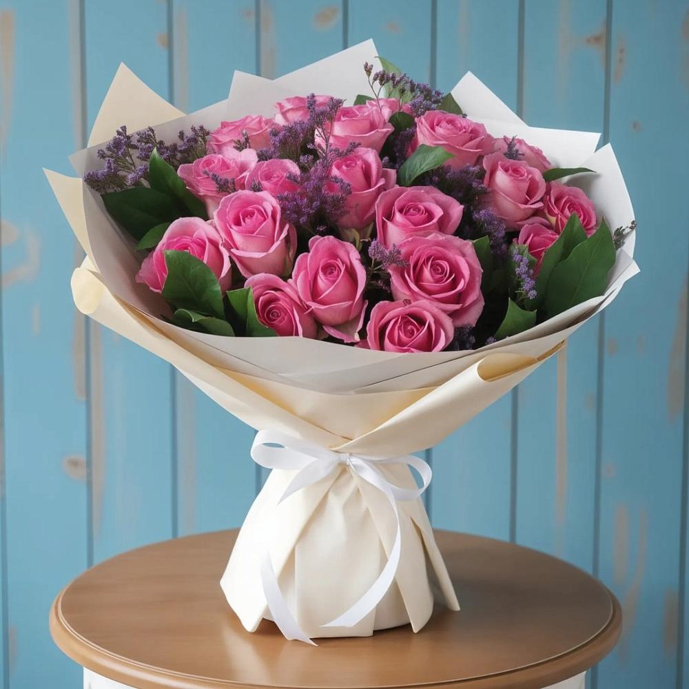 Букет цветов из: Розы в Козловке Воронежской области