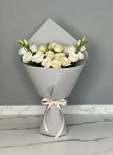 Букет цветов из:  Розы и Лизиантусы в Козловке Воронежской области